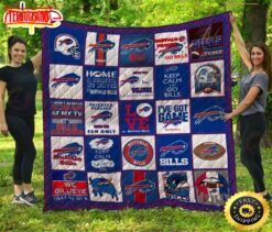 NFL Buffalo Logo Basic Sherpa Fleece Blanket