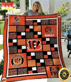 NFL Cincinnati Bengals Orange For Fan NFL Football Blanket Gift