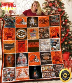 NFL Cleveland Browns Orange For Fan NFL Football Blanket Gift