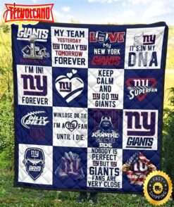 NFL New York Giants Blue White For Fan NFL Football Blanket Gift