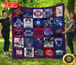 NFL New York Giants Logo NFL Football Sherpa Fleece Blanket