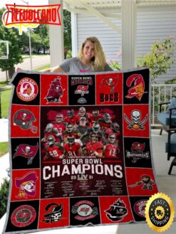 NFL Tampa Bay Buccaneers Super Bowl Champions For Fan NFL Football Blanket Gift