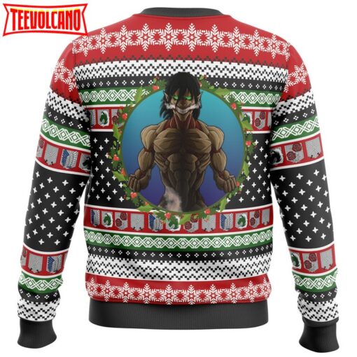 Nine Titans Attack on Titan Ugly Christmas Sweater