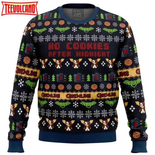 No Cookies After Midnight Gremlins Ugly Christmas Sweater