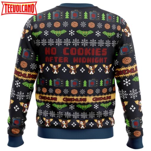 No Cookies After Midnight Gremlins Ugly Christmas Sweater