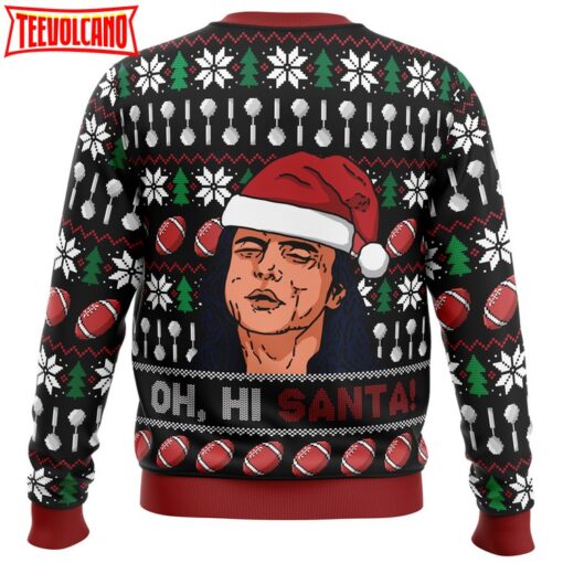 Oh, Hi Santa The Room Ugly Christmas Sweater