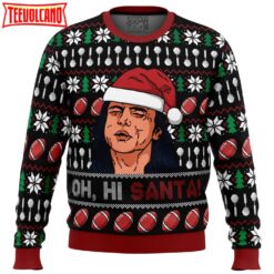 Oh, Hi Santa The Room Ugly Christmas Sweater