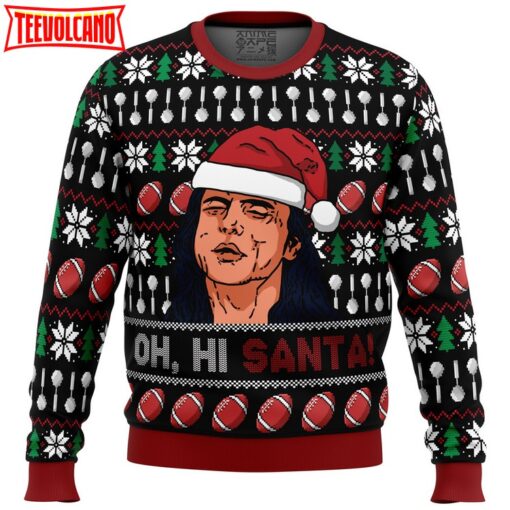 Oh, Hi Santa The Room Ugly Christmas Sweater