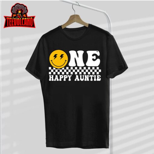 One Happy Dude Auntie 1st Birthday Family Matching T-Shirt