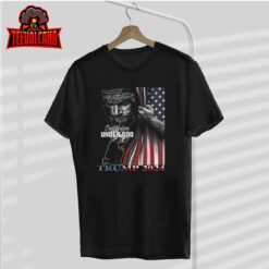 One Nation Under God Trump 2024 God American Flag T-Shirt