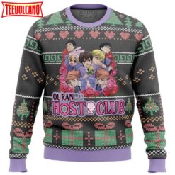 Ouran High School Alt Ugly Christmas Sweater