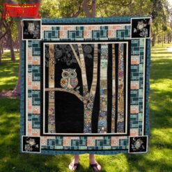 Owl 3D Quilt Blanket