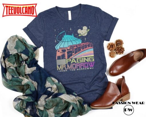 Paging Mr Morrow Shirt, Disney Space Mountain Shirt