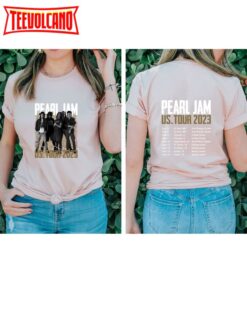 Pearl Jam US Tour 2023 Trending Double Side T-Shirt