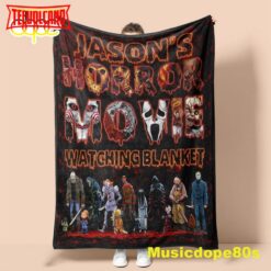 Personalized Name This Is My Horror Movie Watching Halloween Gift Blanket