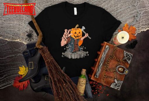 Pumpkin Head Killer Shirt, Horror Movie Halloween Sweatshirt