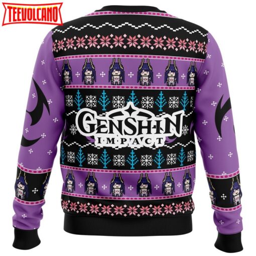 Raiden Genshin Impact Ugly Christmas Sweater