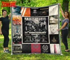 Rammstein Anniversary 3D Quilt Blanket