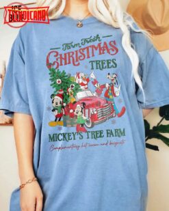 Retro Disney Farm Fresh Shirt, Mickey’s Tree Farm, Mickey And Friends Shirt