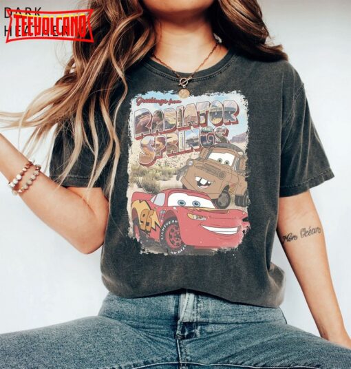 Retro Lightning Mcqueen Piston Cup Shirt, Disney Cars Shirt