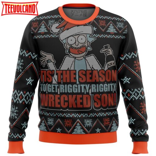 Rick and Morty Tis The Season Ugly Christmas Sweater