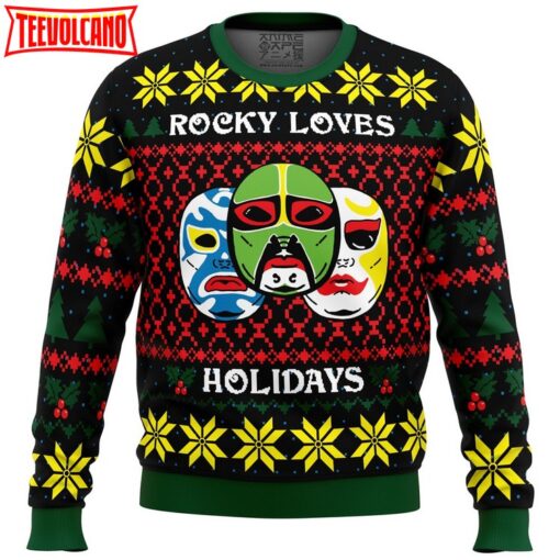 Rocky Loves Holidays 3 Ninjas Ugly Christmas Sweater