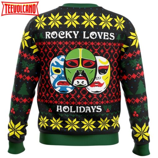 Rocky Loves Holidays 3 Ninjas Ugly Christmas Sweater