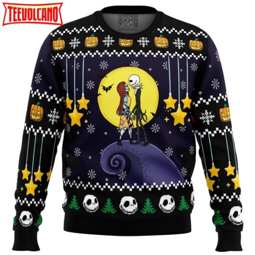 Romantic Nightmare The Nightmare Before Christmas Ugly Christmas Sweater