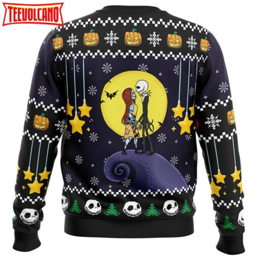 Romantic Nightmare The Nightmare Before Christmas Ugly Christmas Sweater