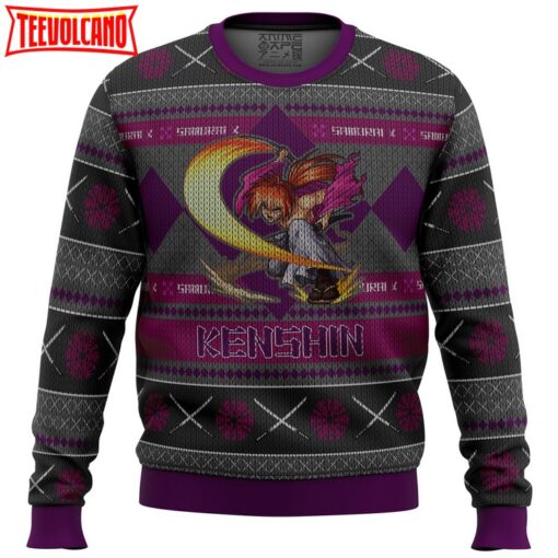 Rurouni Keshin Battousai Samurai X Ugly Christmas Sweater