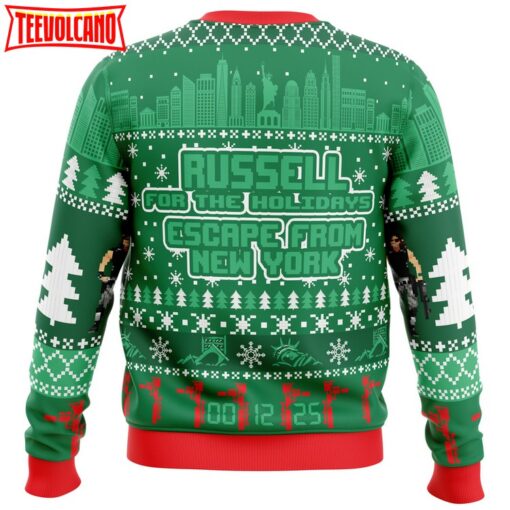 Russell for the Holidays Escape in New York Ugly Christmas Sweater