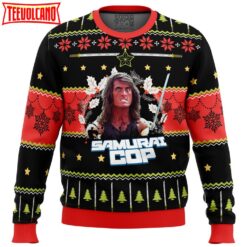 Samurai Cop Ugly Christmas Sweater