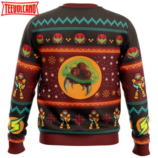 Samus Metroid Ugly Christmas Sweater