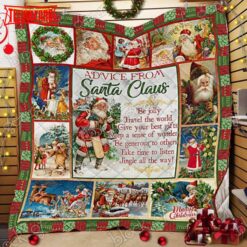 Santa Clausadvice From Santa Claus 3D Quilt Blanket