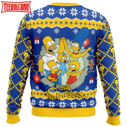 Santa Homer The Simpsons Ugly Christmas Sweater