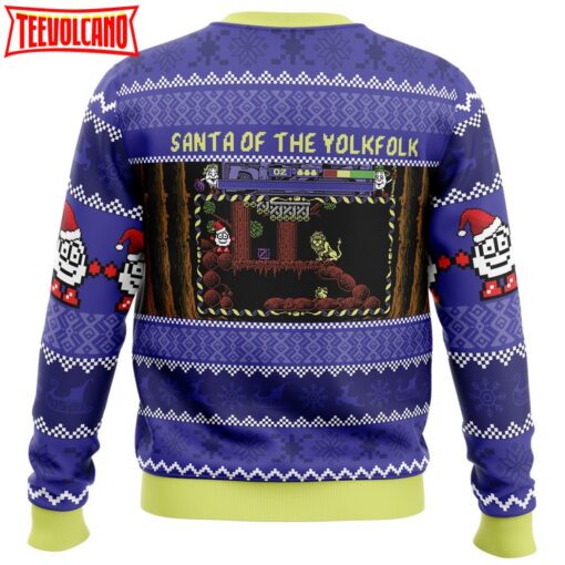 Santa of the Yolkfolk A Dizzy Prince of the Yolkfolk Ugly Christmas Sweater