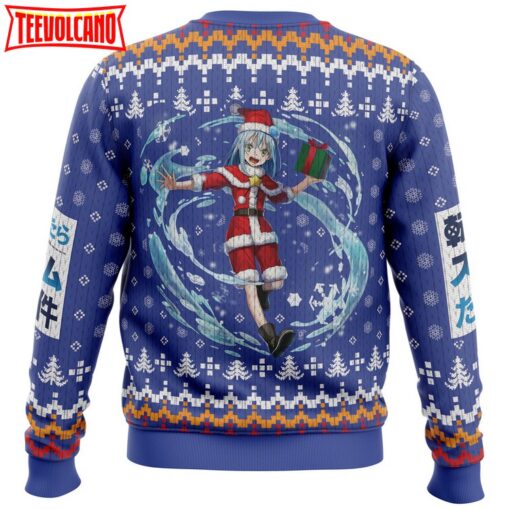 Santa Rimuru That time I got reincarnated as a slime Christmas Sweater