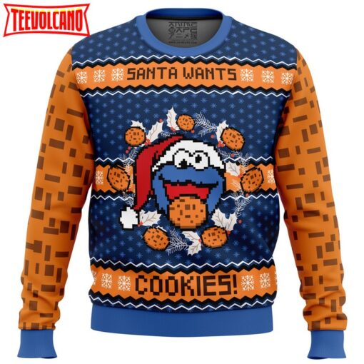 Santa wants cookies! Ugly Christmas Sweater