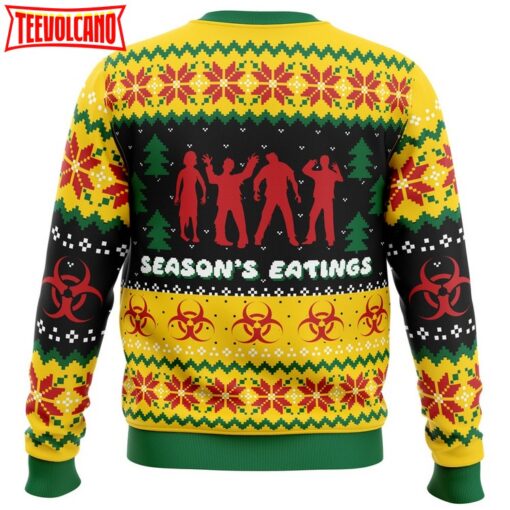 Season’s Eatings Zombie Ugly Christmas Sweater