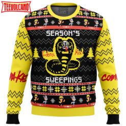 Season’s Sweepings Cobra Kai Ugly Christmas Sweater