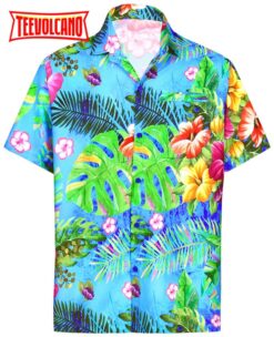 Shirt Casual Button Down Short Sleeve Beach Shirt Men Aloha Pocket Hawaii shirt