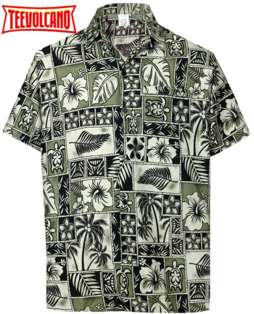 Shirt Casual Button Down Short Sleeve Beach Shirt Men Aloha Pocket shirt Halloween