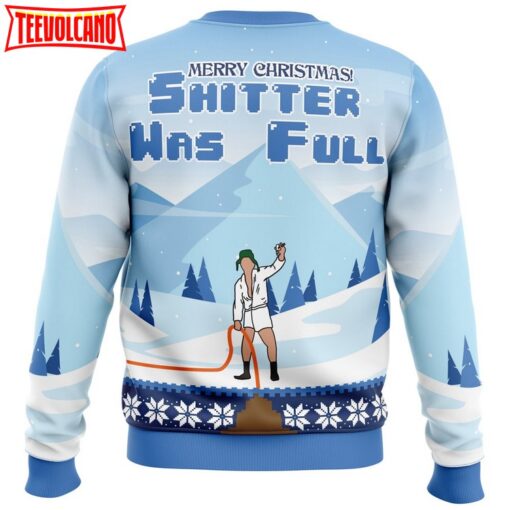 Shitter was Full National Lampoon’s Christmas Vacation Ugly Christmas Sweater