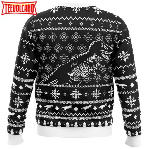 Skeleton Christmas Jurassic Park Ugly Christmas Sweater