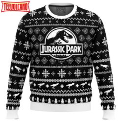 Skeleton Christmas Jurassic Park Ugly Christmas Sweater