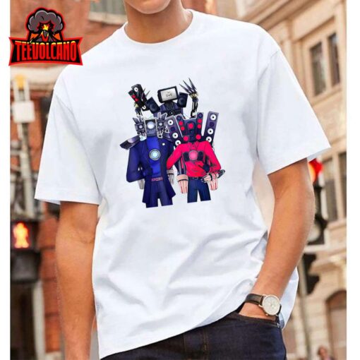 Skibidi Toilet, Camera man , Speaker man , TV man Kawaii T-Shirt