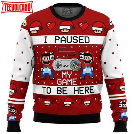 SNES Ugly Christmas Sweater