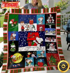 Snoopy And Charlie Brown Christmas The Peanuts Movie Snoopy Dog Blanket