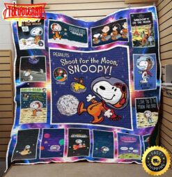 Snoopy In Love With The Moon The Peanuts Movie Snoopy Dog Blanket