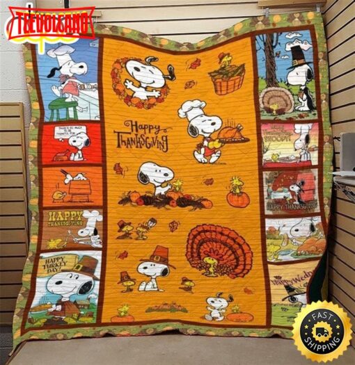 Snoopy Prepares For Thanksgiving The Peanuts Movie Snoopy Dog Blanket